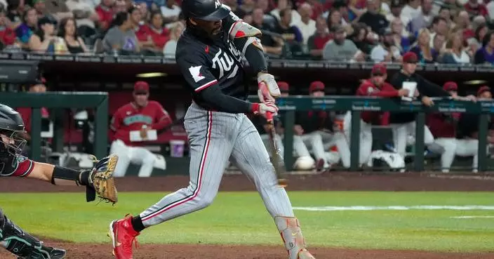 Buxton hits grand slam in 10-run inning, Twins rout Diamondbacks 16-8