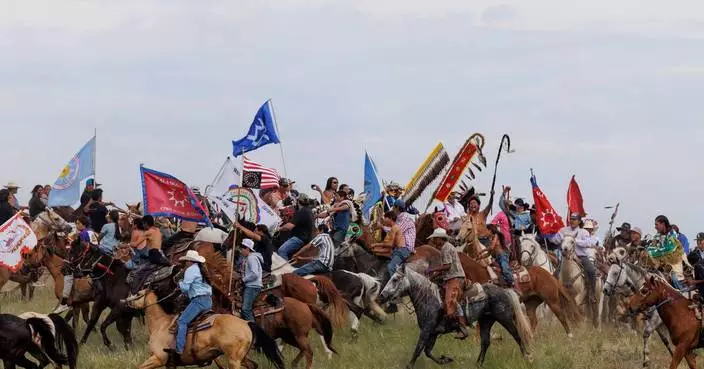 Native American tribes mark the 150th anniversary of the Battle of Little Bighorn, in photos