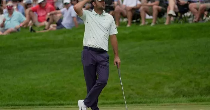 Scheffler ‘felt like I was going to shoot 90’ and salvages 72 at the Memorial