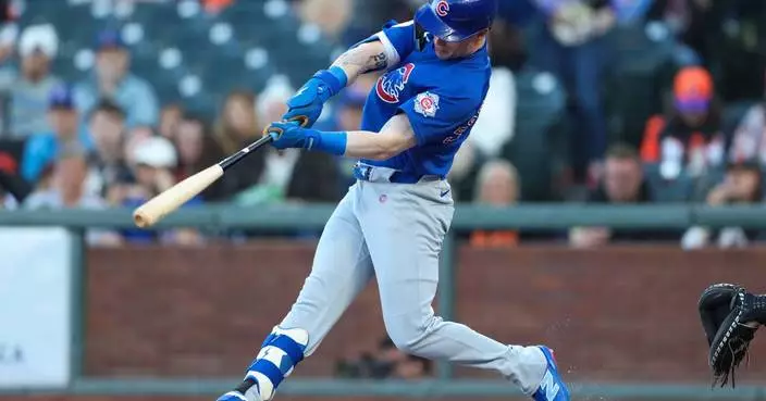 Pete Crow-Armstrong homers on 1st pitch of the game in the Cubs’ 6-1 win over the Giants