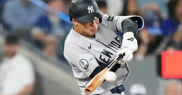 Rice hits tiebreaking HR in ninth inning, Caballero also connects as Yankees beat Blue Jays 8-3