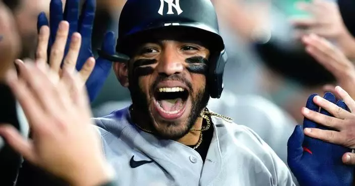 Yankees rally with 5-run 9th inning to beat Blue Jays 8-3