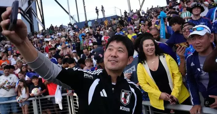 Captain Wataru Endo says Japan has high World Cup expectations as fans watch Nashville practice