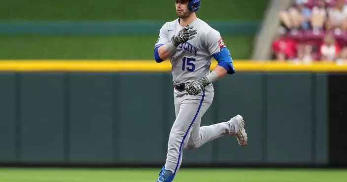 Lane Thomas hits grand slam in 1st inning, leads Royals to a 9-2 win over the Reds