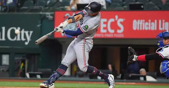Twins have another crooked-number 1st inning to complete 3-game sweep at Texas with 9-3 win