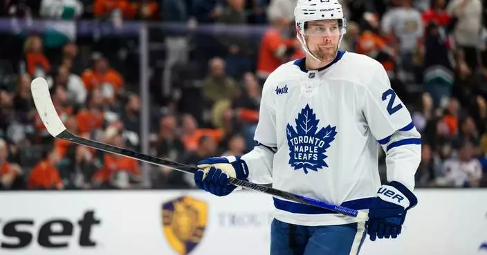 Blues acquire Brandon Carlo from the Maple Leafs in a trade at the NHL draft