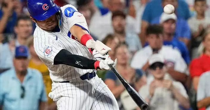 Suzuki hits game-ending single off Miller as the Cubs beat the Padres 3-2