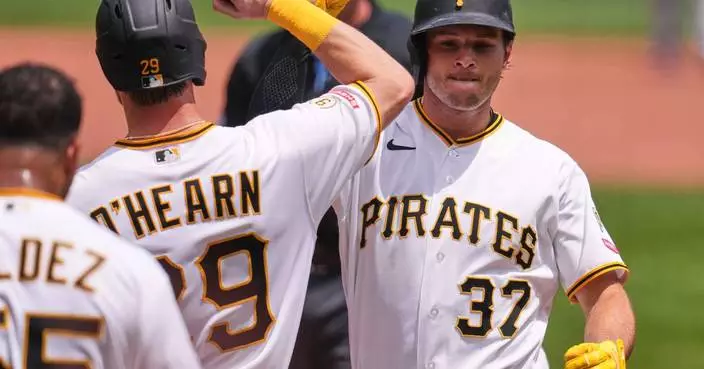 Ryan O'Hearn homers twice, helps Pirates avoid sweep with 9-4 win over Reds