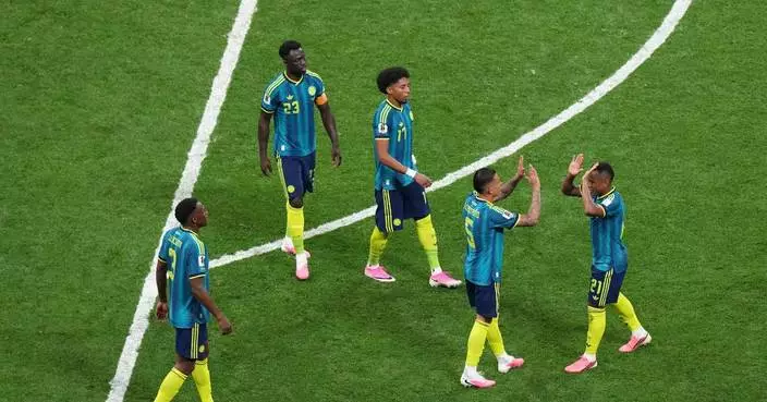 Colombia’s last training session before World Cup match against Congo suspended because of storm