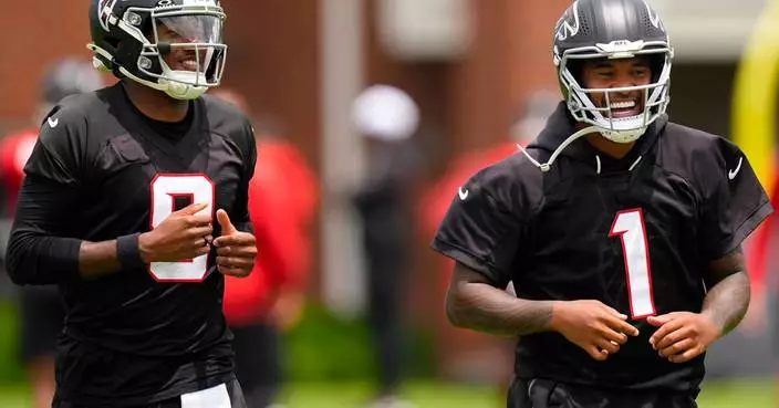Falcons QB Michael Penix progressing on schedule in ACL rehab