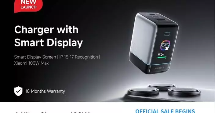 CUKTECH 6 Ultra 100W Smart Display Charger Launches in the Philippines on June 14