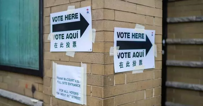 The Latest: Primaries bring out voters in New York, Maryland, South Carolina and Utah