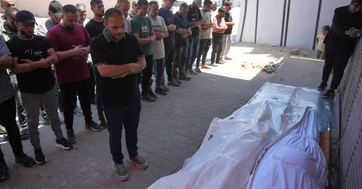 Israeli drone strike kills Palestinian siblings in a Gaza tent camp