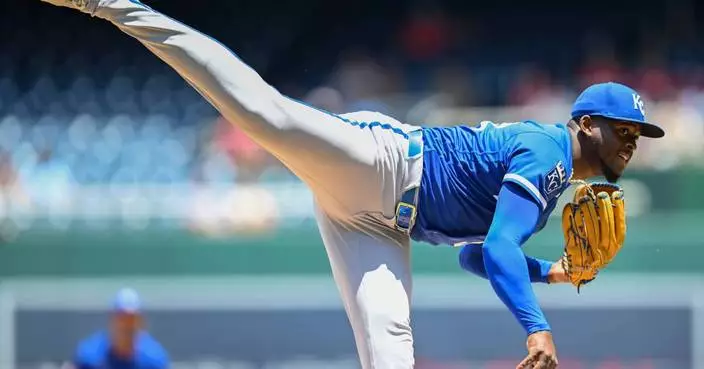 Avila rebounds, taking a shutout into the 6th as the Royals beat Washington 6-2 to avoid a sweep