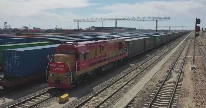 China-Europe freight services via Erenhot railway port surpass 2,000 trips this year