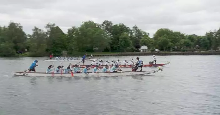 Dragon boat race in Luxembourg offer spectators splash of Chinese culture