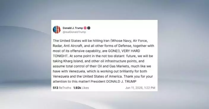 Trump says he cancels scheduled strikes, bombings against Iran