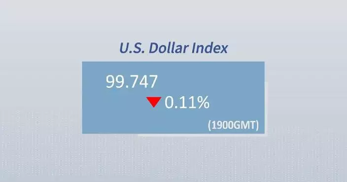 U.S. dollar ticks down