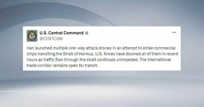 US claims “downing” multiple Iranian drones in Strait of Hormuz