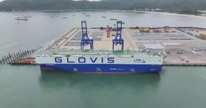 Mega-sized car carrier sets sail for Europe with over 8,000 NEVs