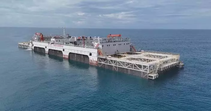 China’s largest semi-submersible fish farming platform goes into operation