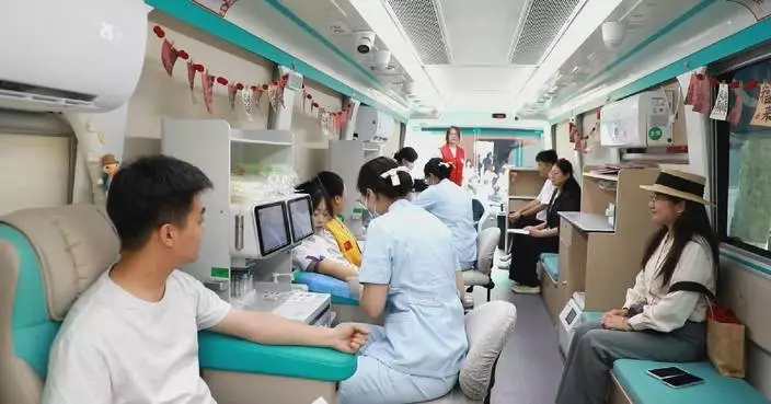 Over 15 million people participate in blood donation annually in China