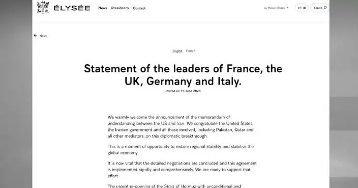 UN, European countries welcome US-Iran peace deal