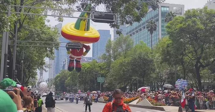 Fans flock to Mexico City’s cultural FIFA World Cup parade