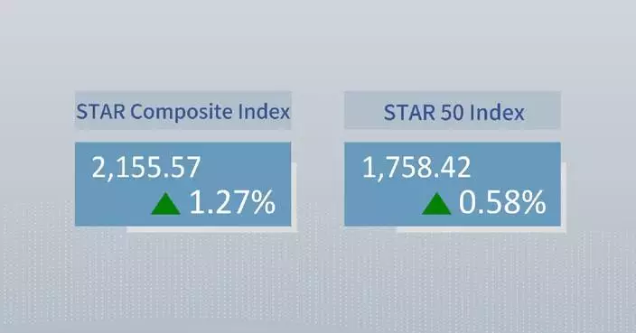 China's STAR Composite Index closes higher Tuesday