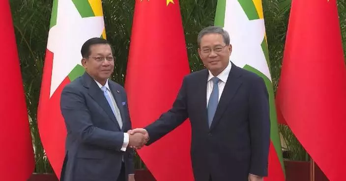 Chinese premier meets with Myanmar president