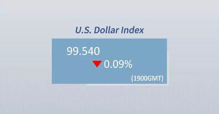 U.S. dollar ticks down