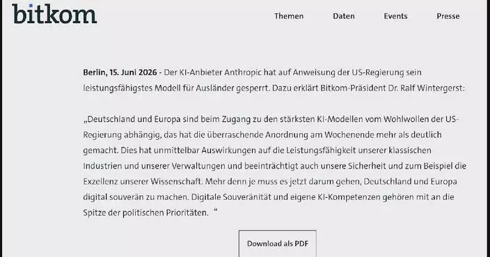U.S. AI access cut discloses Europe's reliance on US: Bitkom