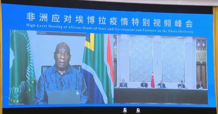 Chinese vice premier addresses high-level meeting on Ebola outbreak