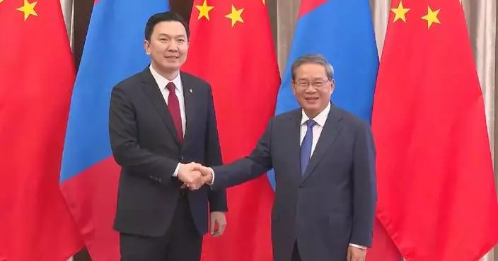 Chinese premier meets Mongolian prime minister