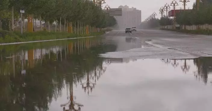 Heaviest rainfall in 72 years seen in Xinjiang's Qiemo County