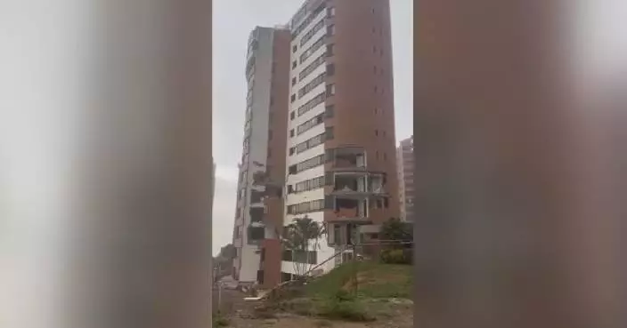 Twin earthquakes damage residential buildings in Venezuela