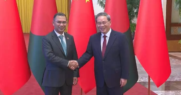Chinese premier holds welcome ceremony for Bangladeshi PM