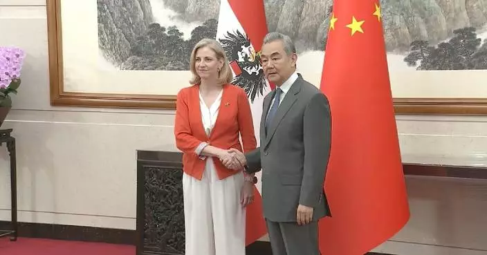 Chinese FM meets Austrian counterpart