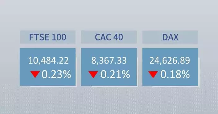 European stocks close lower on Monday