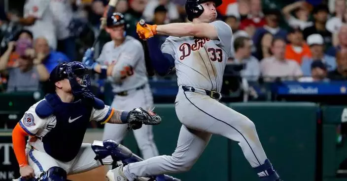 Colt Keith has 3 home runs and 6 RBIs as Tigers blow past Astros 9-3