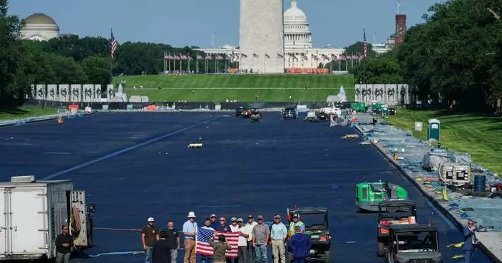 Trump says Reflecting Pool work is done and it’s set to be filled with water