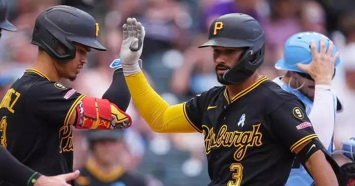 Gonzalez and Reynolds homer as the Pirates hold off the Rockies 8-6