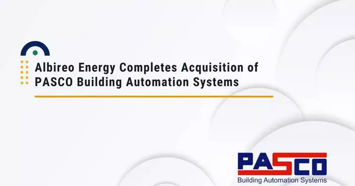 Albireo Energy Completes Acquisition of PASCO Building Automation Systems, Strengthens Presence in Upstate New York