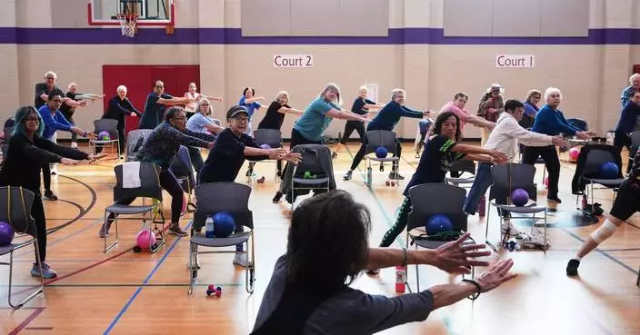 Playing hip-hop or Doris Day, older exercise instructors can speak their peers’ language