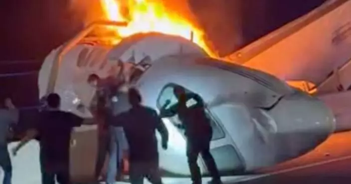 Crews rush to rescue people after small plane crashes on Texas highway
