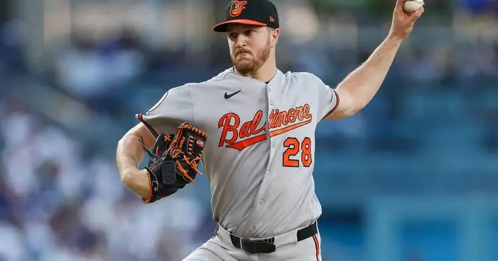 Orioles beat Dodgers 3-2 behind Trevor Rogers' 7 scoreless innings