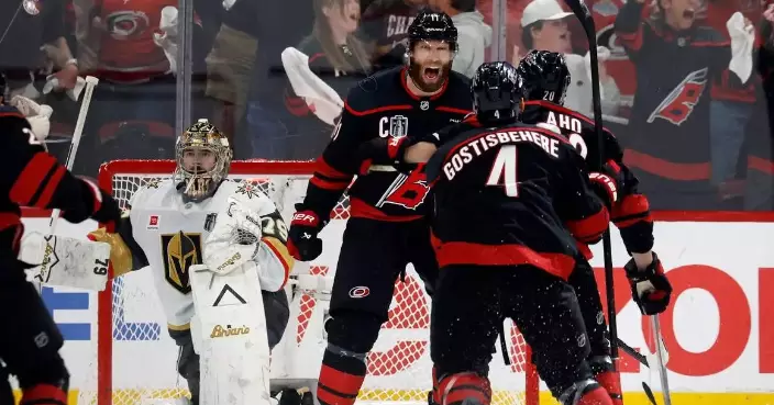 Jarvis' OT goal gives the Hurricanes a stunning comeback in the Stanley Cup Final