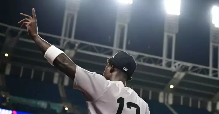 All that Jazz: Chisholm answers `overrated' chants with 8th-inning homer for Yankees in Cleveland