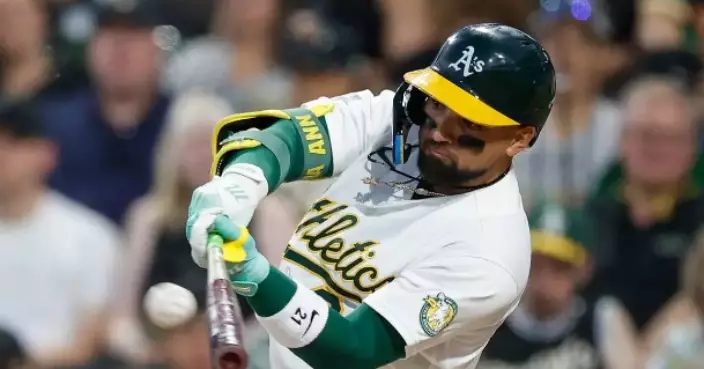 Cortes and Butler homer to rally A’s to 4-3 win over the Brewers