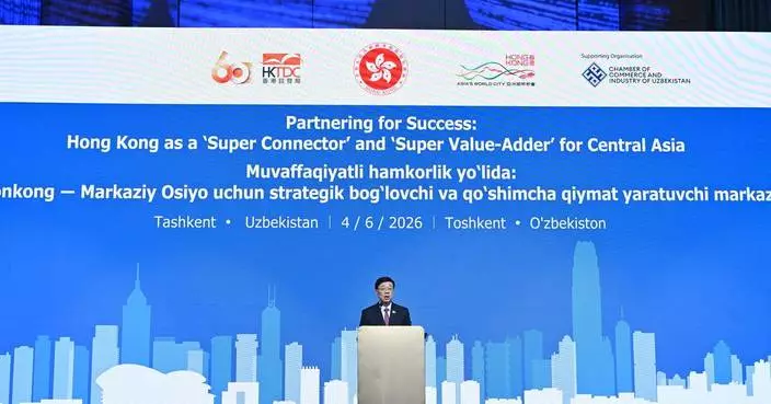 John Lee Champions Hong Kong’s Role as Central Asia’s ‘Super Connector’ at Tashkent Business Luncheon